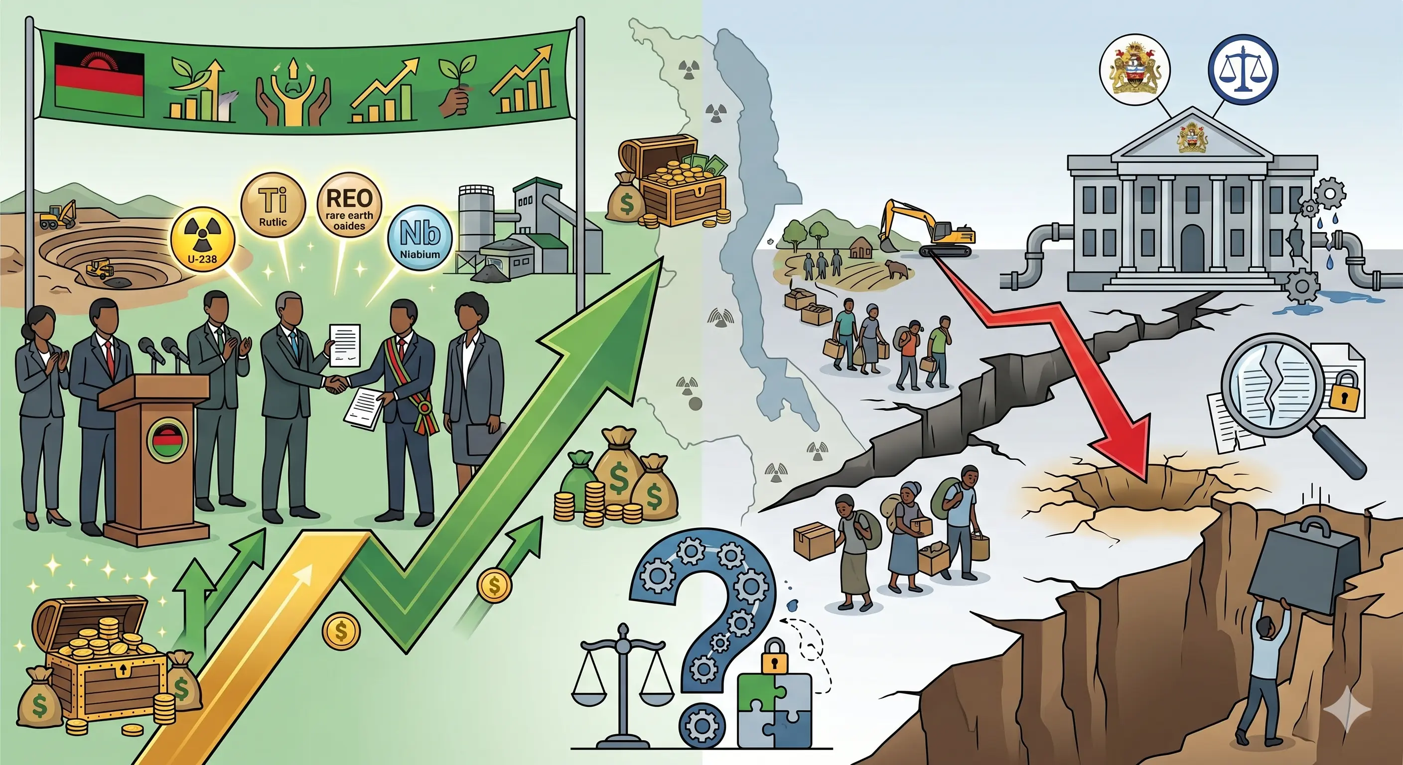 Billions promised, millions expected: Malawi's mining boom fiscal gap