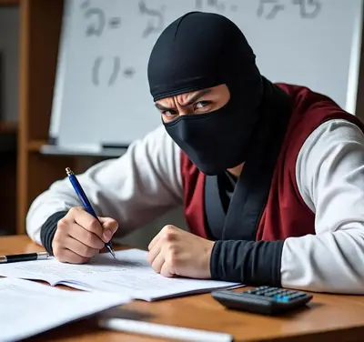 How mathematics homework stopped a ninja
