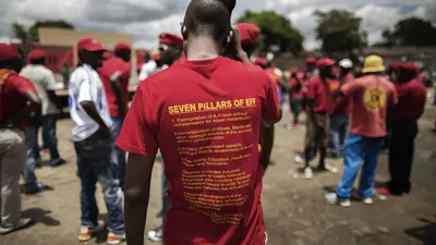 EFF marches on SABC over banned ad
