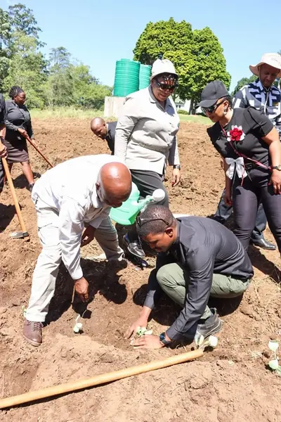 Churches and province unite for vegetable garden project